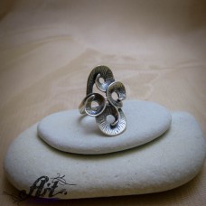 Сребърен пръстен без камъни R-971